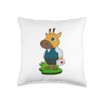 Giraffe Doctor First aid kit Throw Pillow