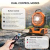 20000mAh Solar Camping Fan, Portable Rechargeable Battery & Solar Powered