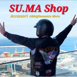 SUMA SHOP Patch Biker Ride Fast Live Hard Ricamata Termoadesiva Moto Chopper Rocker Toppa per Giubbotto Pelle Gilet Custom