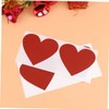 COHEALI 40pcs Heart Scratch Off Stickers DIY Peel and Stick