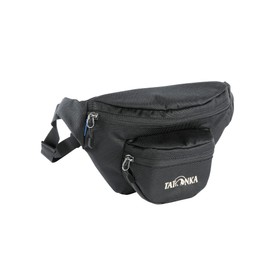 Tatonka Bauchtasche Funny Bag S - Robuste Hüfttasche mit zwei Reißverschluss-Fächern (black), S (32 x 16 x 6 cm)