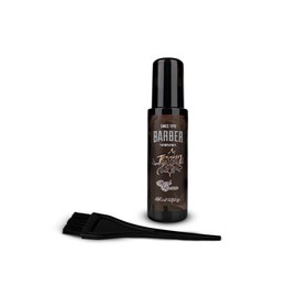 BARBER MARMARA Temporary Hair Colour Brown 125 ml / Moustache Beard and Hair Colour / Eliminates Grey for a Thicker and Fuller Look / Free from Ammonia and Peroxide / Ready Mix