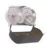 Tork Twin Jumbo Toilet Paper Roll Dispenser Smoke T22, Refill