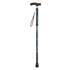 Wellfan Dream Life Staff, Slim Neck, Foldable, Basic Type, Patterned, Green Flower