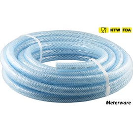 Fittingteile – Sold by the Metre PVC Hose with Fabric Insert Food Grade Drinking Water Compressed Air Wine (Inner Tube Diameter: 13.0 mm)