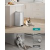 SONGMICS Kitchen Trash Can, 8-Gallon (30 L) Trash Bin, Stainless