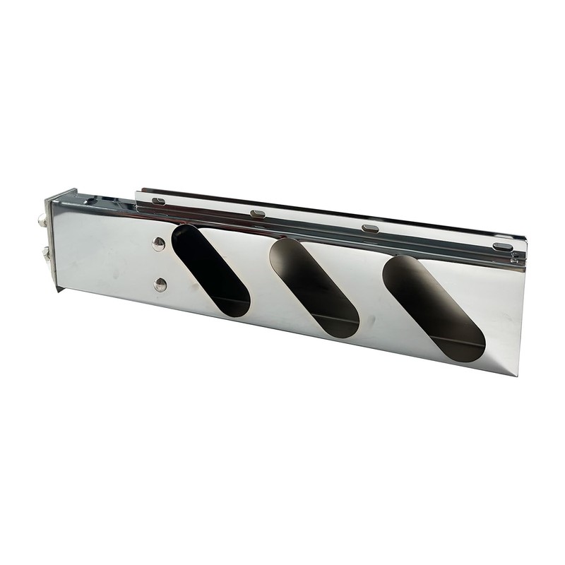 BST BSSP Pair 30'' Mud Flap Hangers Rear Oval Bar