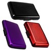 QhgPnt Credit Card Holder 3-Pack, RFID Blocking Card Protector, Slim