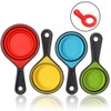 Collapsible Measuring Cups and Spoons - Portable Food Grade Silicone
