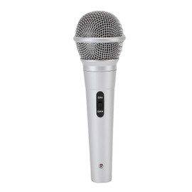 Dynamic Mic Handheld Wired Microphone Cardioid Vocal Mic with 6.5mm Plug for Karaoke Singing Recording Stage Performances