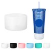 QUVIAE Boot for Starbucks 24 oz Cups, Silicone Cup Bottom