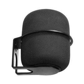 Growalleter Metal Wall Mount for 2023 HomePod 2nd Generation/1nd Generation Speaker,Stand Space-Saving Compatible with HomePod 2nd/1nd with Cord Management (Black)