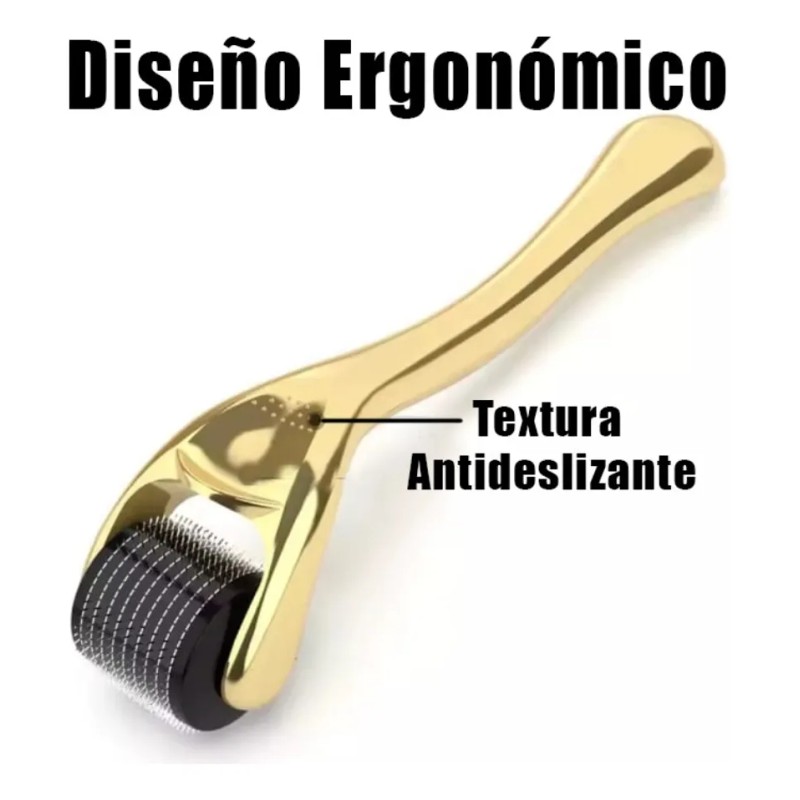 2 Piezas Dermaroller 0.25 Mm Barba Facial Cabello Ra01 Am7