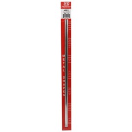 K&S Precision Metals Round Aluminum Tube 9811 – 9mm OD x 0.89mm Wall x 300mm Long – DIY Crafts, Modeling, Home Projects, Made in USA, 1 Tube