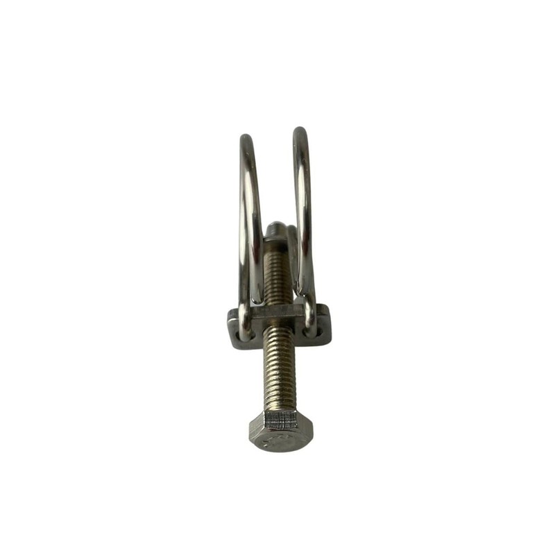 Stainless Steel Double Wire Hose Clips 18-22mm Pond Pipe Screw