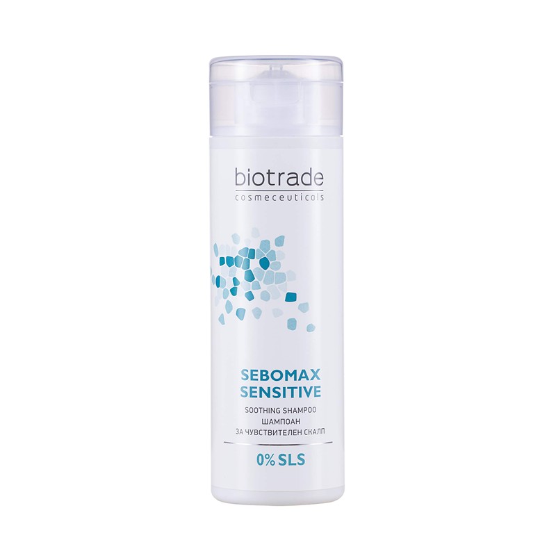 Sebomax Sensitive Shampoo 200 ml without SLS and SLES soothes
