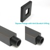 ENGA Straight Shower Arm with Flange, 6 Inch Ceiling Mount
