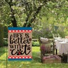 AVOIN colorlife Life Is Better With a Cat Garden Flag