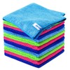 Pack of 12 High Quality Microfibre Cloths by ovwo -
