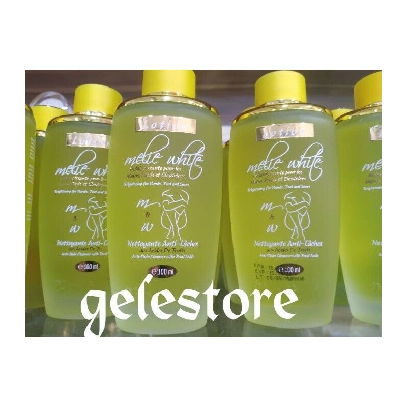 CCRC Melie White Ecclaircissant anti stains cleanser & Evob final