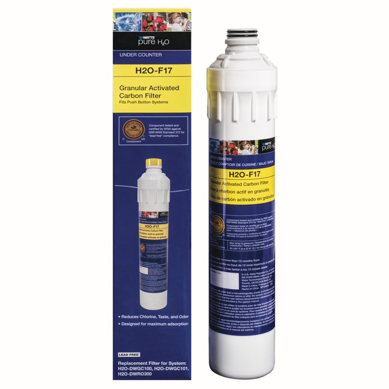Watts Premier H2O-F17 Pure H2O GAC Carbon Filter Replacement for
