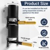 Silipull Wall Mounted Wing Chun Dummy, Wooden Adjustable Portable Martial