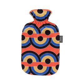 Fashy Hot Water Bottle 2.0 L with Printed Fleece Cover