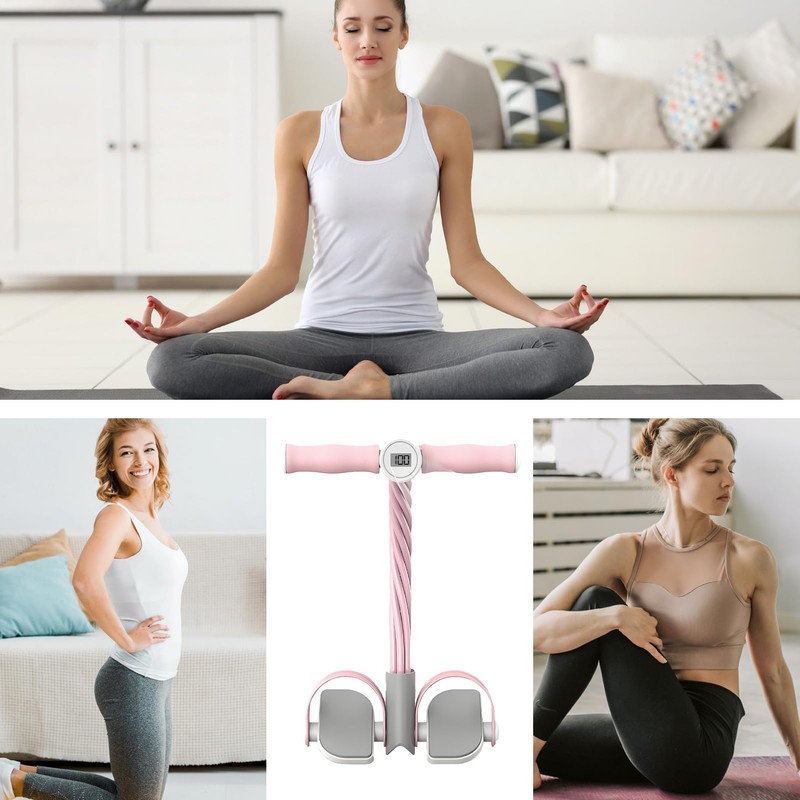 Tension Rope Pedal Puller - Sit-up Ankle Pull Rope Fitness