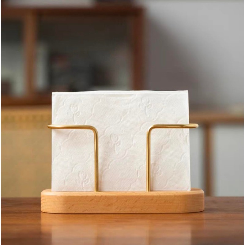 Napkin Stand, Sakulaya Triangle Napkin Holder Napkin Holder, Wood Beech