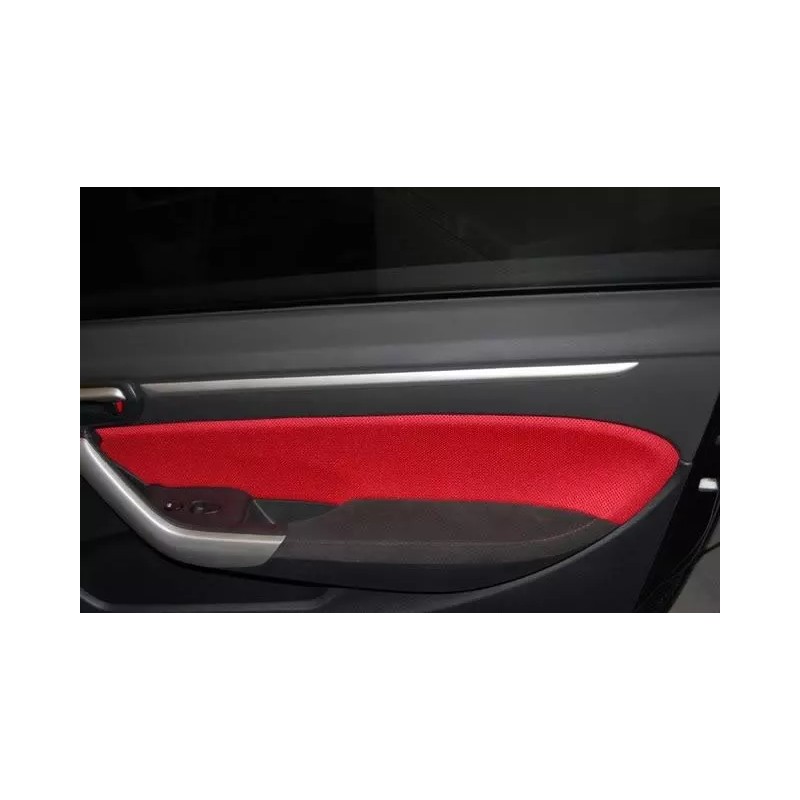 Fiber Upholstery Jersey Door Inserts for CIVIC SI 2006 2007