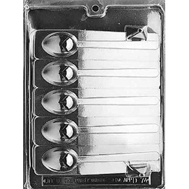 Grandmama's Goodies D074 Mocha Spoon Chocolate Candy Soap Mold with Exclusive Molding Instructions