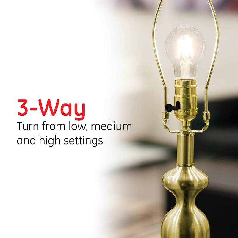Power Gear 3-Way Lamp Socket, Medium Base, Turn for Low-Medium-High