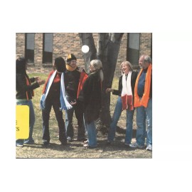 PINK Fleece Scarf with Pockets and Zippered pockets -Pink/White