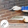2 PCS 1/2inch X 5/8inch Brick Jointer,Marshalltown Jointer,Bricklaying Tools,Pointing Trowel,Marshalltown