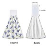 Blueangle Set of 2 Blueberry Hanging Tie Towels Kitchen Hand