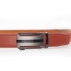 BETAM Men's Fashion Lightweight Buckle Stylish Leather Belt, casual brown