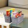 Julyeen 6 Pack Plastic Slim Storage Baskets, Pencil Holder for