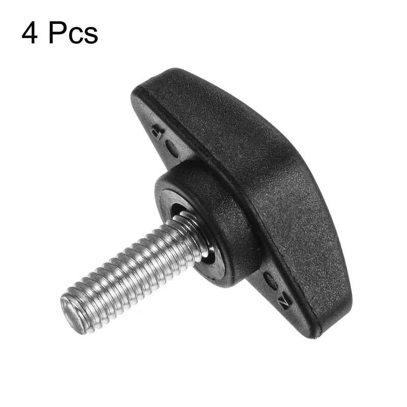 QUARKZMAN Pack of 4 Thumb Screws M6 x 16 mm