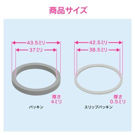 Gaona GA-NE011 Toilet Wash Pipe Washer Gasket for Water Leakage Repair Drain Pipe Outer Diameter 1.5 inches (38 mm) Low Tank with Corner