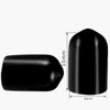 50 Pcs Screw Thread Protectors, PVC Rubber Round Tube Bolt