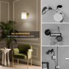 Glitnous Battery Operated Wall Sconce Set of 2, Rechargeable Wall