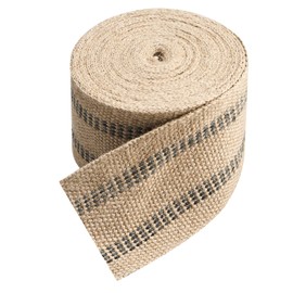 YaeCCC Craft Jute Webbing Tape, 3.5" x 10 Yd,Upholstery Webbing for Chair Repair, Sofa,Crafting, Burlap Ribbon, Upholstery