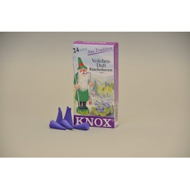 Knox Incense Cones Violet Pack of 24 Violets (1, Violet)