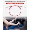 WMJNH 80833 Shifter Cable Fits for B&M Shifters with Eyelet