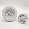 TGEOND White Kitchen Sink Drain Assembly, 3-1/2 inch Polymer Kitchen