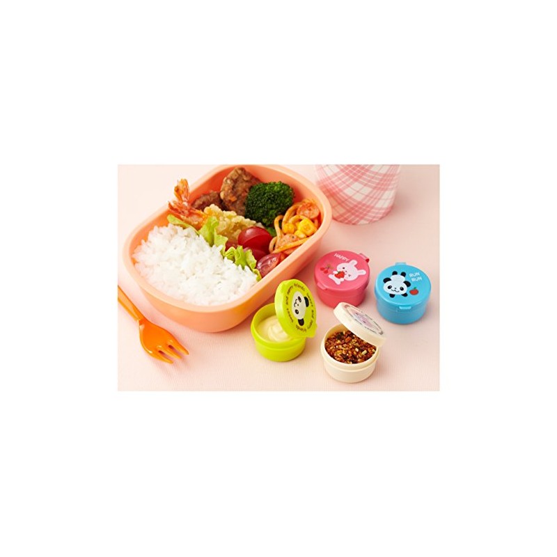 CuteZCute Mini Condiment Mayo Container for Bento Lunch Box, Blue/Pink/Green/Cream