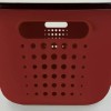 LIDS Plastic Storage Containers with Lids - Rust- 2 SET