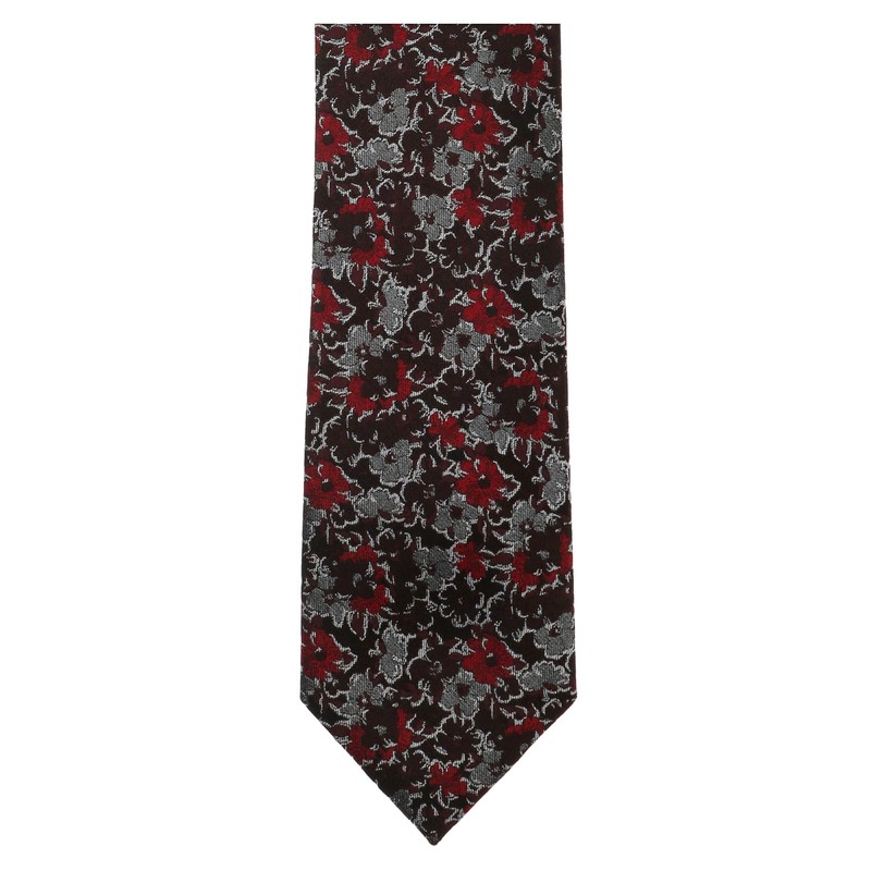 Venti Patterned Tie, darkred