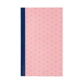 Erin Condren Lined Pocket Notebook, Small Traveler's Notebook, Lightweight Japanese-Style Paper, Soft Linen Texture Salmon Cover Design