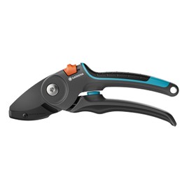 Gardena PremiumCut Pro Pruner Anvil Cut Dry Wood 24mm Cutting Diameter Ergonomic Handles PowerCoating Blades Made in Germany (12250-20)